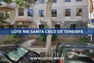 Lote NIE Santa Cruz de Tenerife | Calle Robayna, 23